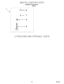 11 - Miscellaneous, Lit / Optional parts for Whirlpool Washer GCA2701XSW2 from AppliancePartsPros.com