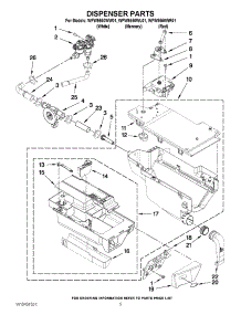 04 - Dispenser Parts parts for Whirlpool Washer WFW9550WR01 from AppliancePartsPros.com