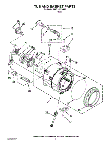 05 - Tub And Basket Parts parts for Whirlpool Washer BNQ11CVANA0 from AppliancePartsPros.com