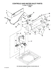 02 - Controls And Water Inlet Parts parts for Whirlpool Washer WTW4800XQ2 from AppliancePartsPros.com