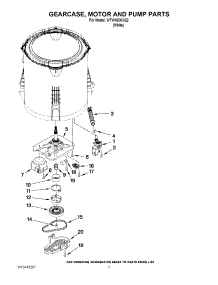 04 - Gearcase, Motor And Pump Parts parts for Whirlpool Washer WTW4800XQ2 from AppliancePartsPros.com