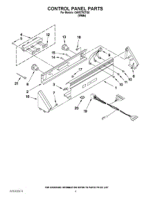 02 - Control Panel Parts parts for Whirlpool Washer CAM2752TQ3 from AppliancePartsPros.com