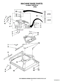 07 - Machine Base Parts parts for Whirlpool Washer CAM2762TQ3 from AppliancePartsPros.com