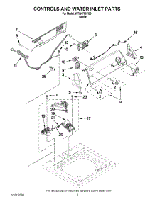 02 - Controls And Water Inlet Parts parts for Whirlpool Washer WTW4750YQ0 from AppliancePartsPros.com