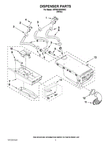 04 - Dispenser Parts parts for Whirlpool Washer WFW9150WW02 from AppliancePartsPros.com