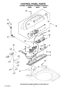 02 - Control Panel Parts parts for Whirlpool Washer WTW7800XB3 from AppliancePartsPros.com