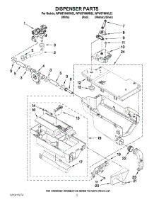 04 - Dispenser Parts parts for Whirlpool Washer WFW9750WL02 from AppliancePartsPros.com