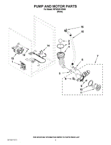06 - Pump And Motor Parts parts for Whirlpool Washer WFW9451XW00 from AppliancePartsPros.com