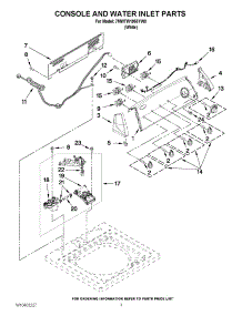 02 - Console And Water Inlet Parts parts for Whirlpool Washer 7MWTW1955YW0 from AppliancePartsPros.com