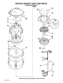 03 - Motor, Basket And Tub Parts parts for Whirlpool Washer WTW7320YW0 from AppliancePartsPros.com
