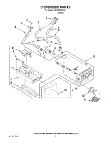 04 - Dispenser Parts parts for Whirlpool Washer WFW9050XW01 from AppliancePartsPros.com