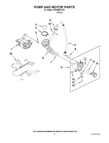 05 - Pump And Motor Parts parts for Whirlpool Washer WFW9050XW01 from AppliancePartsPros.com