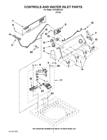 02 - Controls And Water Inlet Parts parts for Whirlpool Washer WTW4800XQ1 from AppliancePartsPros.com