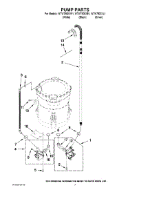 04 - Pump Parts parts for Whirlpool Washer WTW7800XB1 from AppliancePartsPros.com