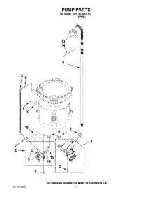 04 - Pump Parts parts for Whirlpool Washer 7MWTW7800XW0 from AppliancePartsPros.com