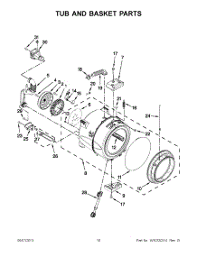 05 - Tub And Basket Parts parts for Whirlpool Washer WFW97HEXW0 from AppliancePartsPros.com