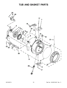 05 - Tub And Basket Parts parts for Whirlpool Washer WFW95HEXR0 from AppliancePartsPros.com