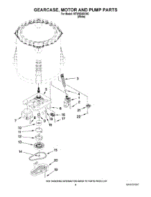 04 - Gearcase, Motor And Pump Parts parts for Whirlpool Washer WTW5640XW0 from AppliancePartsPros.com