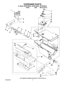 04 - Dispenser Parts parts for Whirlpool Washer WFW9750WW01 from AppliancePartsPros.com