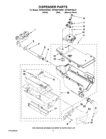 04 - Dispenser Parts parts for Whirlpool Washer WFW9470WR01 from AppliancePartsPros.com