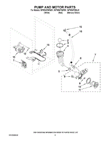 06 - Pump And Motor Parts parts for Whirlpool Washer WFW9470WW01 from AppliancePartsPros.com