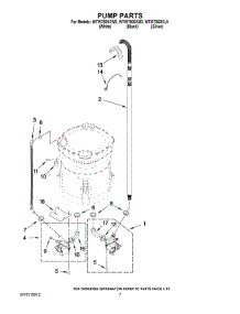 04 - Pump Parts parts for Whirlpool Washer WTW7800XL0 from AppliancePartsPros.com