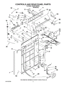 02 - Controls And Rear Panel Parts parts for Whirlpool Washer 6ALSR7244MW4 from AppliancePartsPros.com