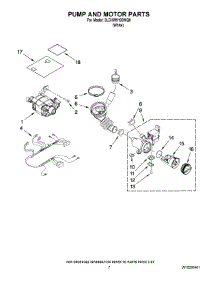05 - Pump And Motor Parts parts for Whirlpool Washer 3LCHW9100WQ0 from AppliancePartsPros.com