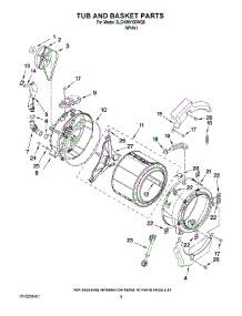 06 - Tub And Basket Parts parts for Whirlpool Washer 3LCHW9100WQ0 from AppliancePartsPros.com