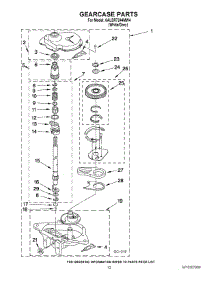 08 - Gearcase Parts parts for Whirlpool Washer 6ALSR7244MW4 from AppliancePartsPros.com