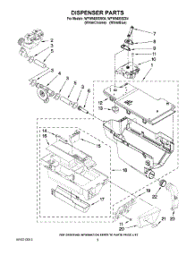 04 - Dispenser Parts parts for Whirlpool Washer WFW9400SW04 from AppliancePartsPros.com
