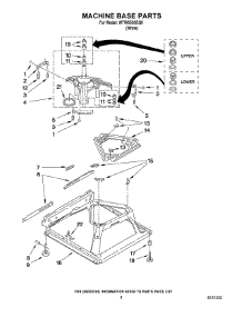 05 - Machine Base Parts parts for Whirlpool Washer WTW5530SQ0 from AppliancePartsPros.com