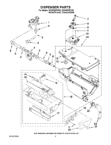 04 - Dispenser Parts parts for Whirlpool Washer WFW9500TC03 from AppliancePartsPros.com