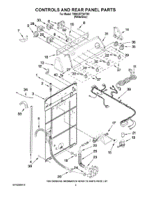 02 - Controls And Rear Panel Parts parts for Whirlpool Washer 7MWC87730TM1 from AppliancePartsPros.com