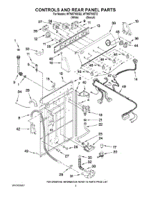 02 - Controls And Rear Panel Parts parts for Whirlpool Washer WTW5790ST2 from AppliancePartsPros.com