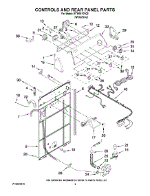 02 - Controls And Rear Panel Parts parts for Whirlpool Washer WTW5510VQ0 from AppliancePartsPros.com