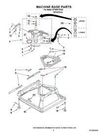 05 - Machine Base Parts parts for Whirlpool Washer WTW5510VQ0 from AppliancePartsPros.com