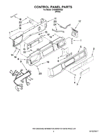 03 - Control Panel Parts parts for Whirlpool Washer CHW9900WQ0 from AppliancePartsPros.com