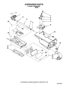 05 - Dispenser Parts parts for Whirlpool Washer CHW9900WQ0 from AppliancePartsPros.com
