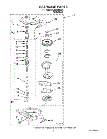 08 - Gearcase Parts parts for Whirlpool Washer 3RLSQ8033SW2 from AppliancePartsPros.com
