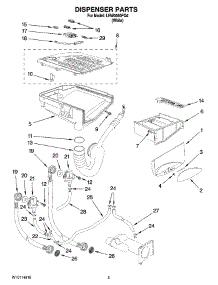 04 - Dispenser Parts parts for Whirlpool Washer LHW0050PQ4 from AppliancePartsPros.com