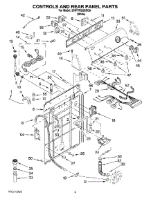 02 - Controls And Rear Panel Parts parts for Whirlpool Washer 3SWTW5205SQ0 from AppliancePartsPros.com
