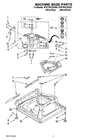 04 - Machine Base Parts parts for Whirlpool Washer 4PWTW5725SG0 from AppliancePartsPros.com