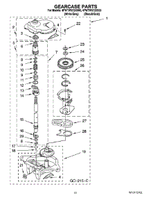 08 - Gearcase Parts, Optional Parts (Not Included) parts for Whirlpool Washer 4PWTW5725SW0 from AppliancePartsPros.com