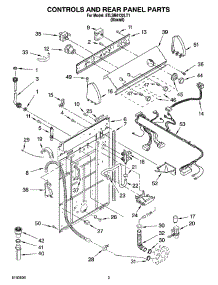 02 - Controls And Rear Panel Parts parts for Whirlpool Washer 8TLSR6132LT1 from AppliancePartsPros.com