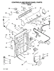 02 - Controls And Rear Panel Parts parts for Whirlpool Washer 8TLSR7432LT1 from AppliancePartsPros.com