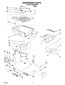 04 - Dispenser Parts parts for Whirlpool Washer LHW0050PQ3 from AppliancePartsPros.com