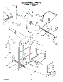 04 - Rear Panel Parts parts for Whirlpool Washer 8TCAM2761KQ0 from AppliancePartsPros.com