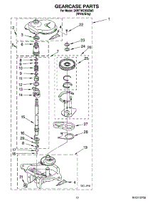 08 - Gearcase Parts, Optional Parts (Not Included) parts for Whirlpool Washer 3XWTW5705SW0 from AppliancePartsPros.com