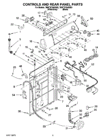 02 - Controls And Rear Panel Parts parts for Whirlpool Washer 7MWT97940SB0 from AppliancePartsPros.com